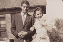 Elmer Crumpton with Betty Lou Conover.