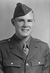 Harry Gerht not long after joining the Army Air Corp.